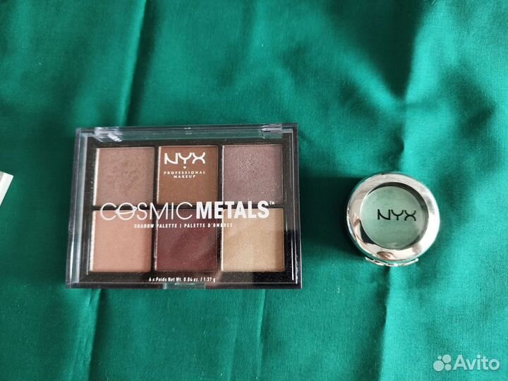 Тени для век nyx cosmic metals и однушка