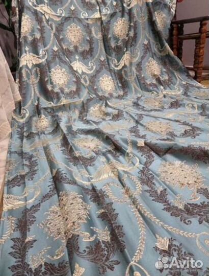 Портьеры блекаут плотные готовые шторы на ленте