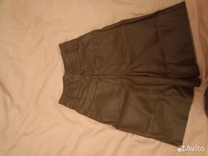 Кожанные шорты