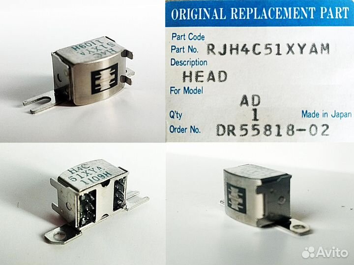 Японские головки 6мм кассетных плееров и магнитол