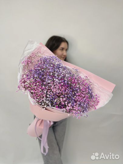 Букет из 15 Гипсофил в фоамиране