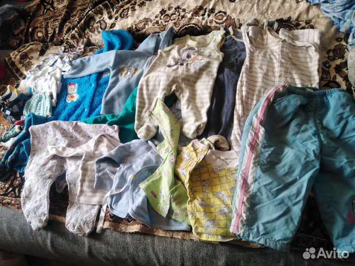 Вещи пакетом на мальчика от 0 до 9 мес
