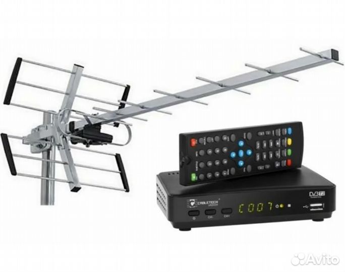 Цифровая тв приставка, Антенны