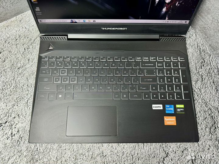 Игровой ноутбук thunderobot на Core i5-11400H/1650