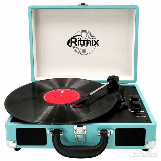 Виниловый проигрыватель Ritmix LP-160B Blue