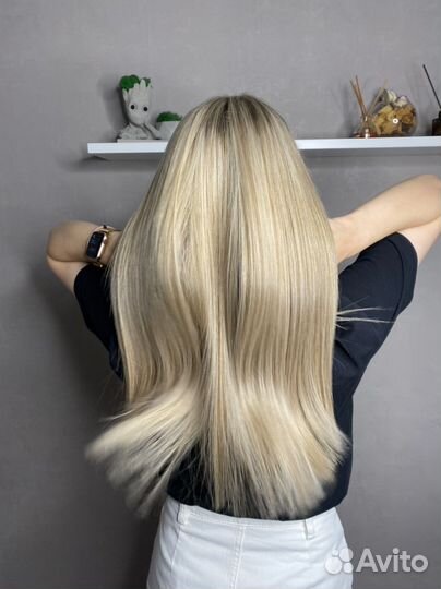 Кератиновое выпрямление волос