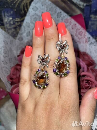 Серебряные серьги