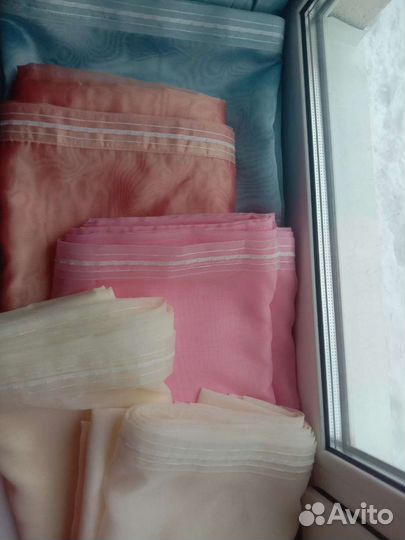 Шторы готовые Новые. Тюль