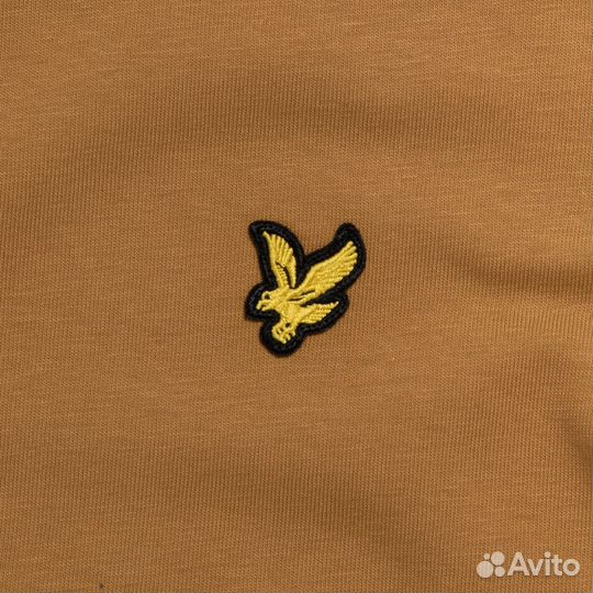 Новая мужская коричневая футболка Lyle & Scott