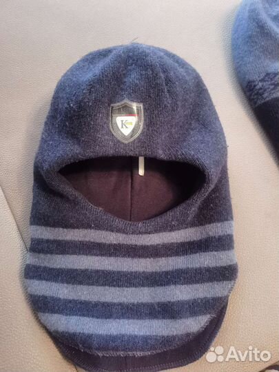 Шапка шлем для мальчика
