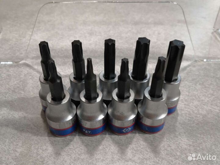 Набор торцевых насадок 3/8 torx Т10-Т50 9пр KT