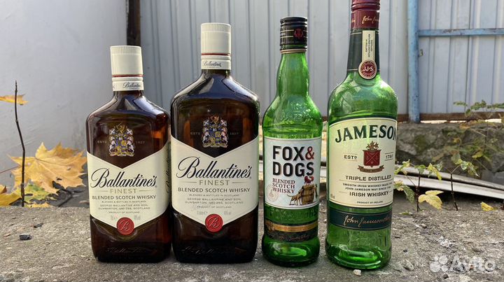 Бутылки стеклянные с пробкой