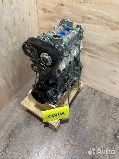 Двигатель cwva 1.6 Октавия Кедди Новый