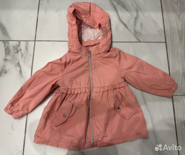 Тренч H&M 92 размер куртка плащ ветровка
