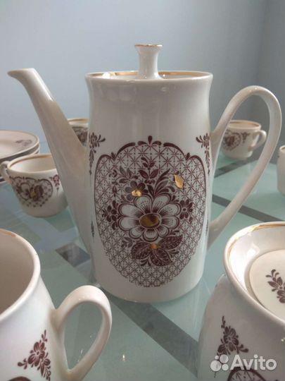 Кофейный сервиз фарфор