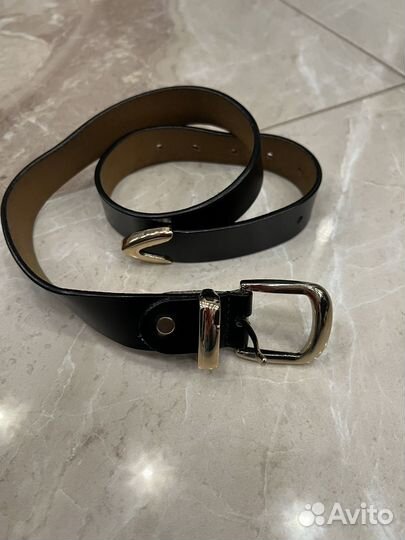 Ремень женский натураный кожаный