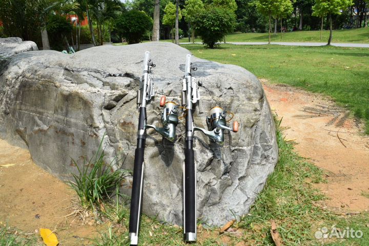 Удочка самоподсекающая (удилище) + катушка