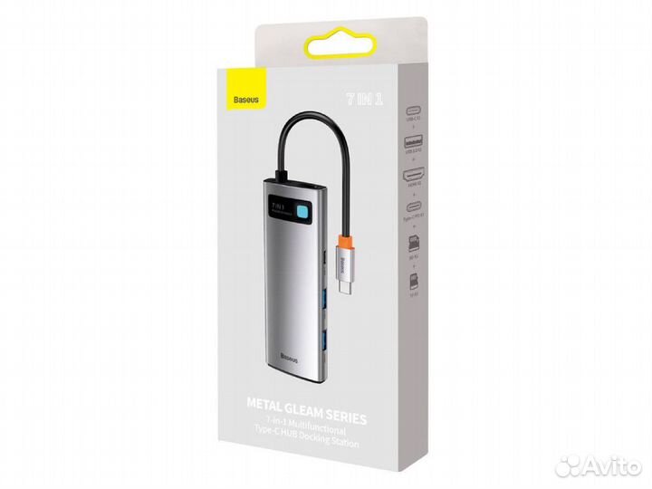 Хаб Baseus Metal Gleam Series 7-in-1