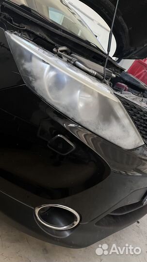 Установка bi LED линз, броня фар