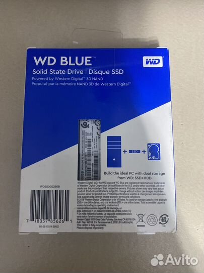 SSD WD blue M.2 2280 500GB