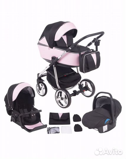 Коляска Adamex 3 в 1 Reggio Sierra Special Edition