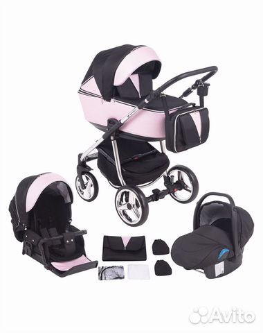 Коляска Adamex 3 в 1 Reggio Sierra Special Edition