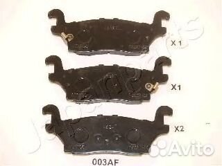 Japanparts PP-003AF Колодки тормозные hummer H3 05