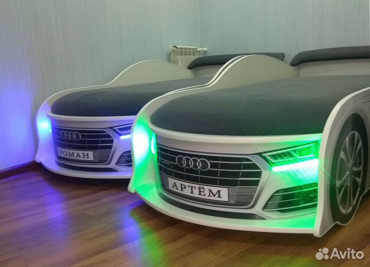 Детская кровать-машина Ауди