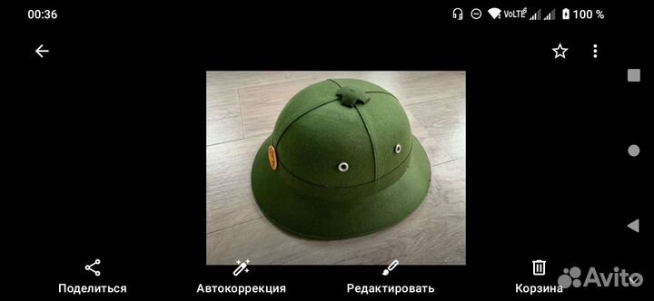 Шлем тропики вьетконг канотье кокарда вьетконг