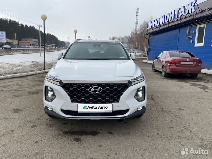 Hyundai Santa Fe 2.2 AT, 2020, 40 000 км