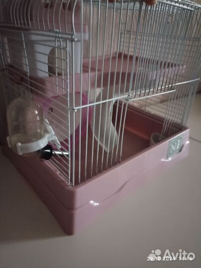 Клетка для хомяка, корм,лакомство и т д
