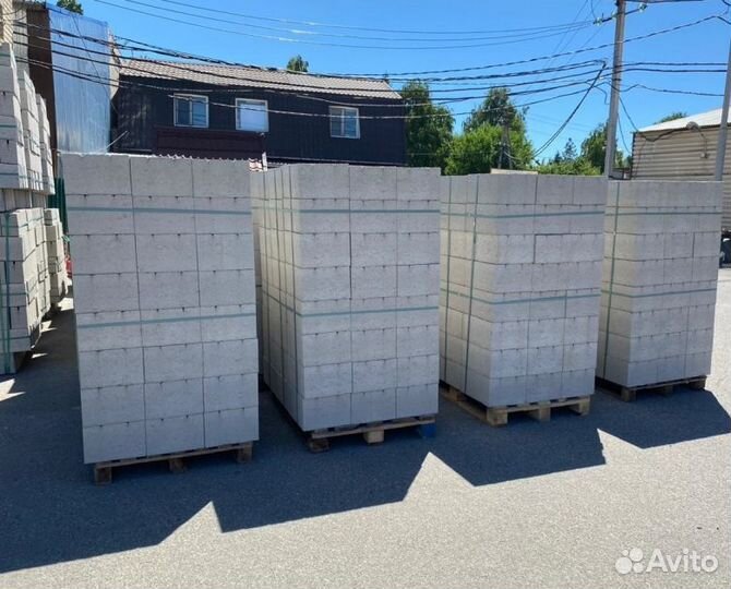 Пеплоблок М35 390х190х190