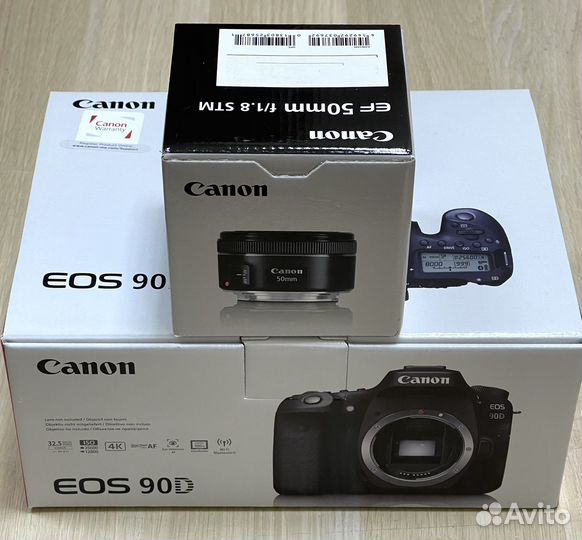 Canon Eos 90D body+Canon EF 50mm f/1.8 STM