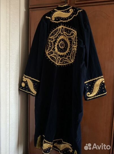 Узбекский халат золотой чапан