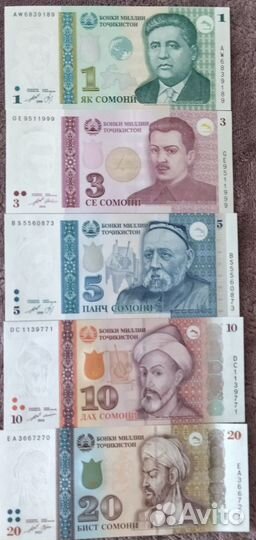 Набор банкнот стран снг пресс