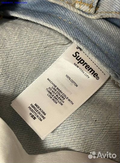 Джинсовые шорты Supreme