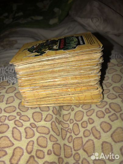 Карточки черепашки ниндзя боевая четверка