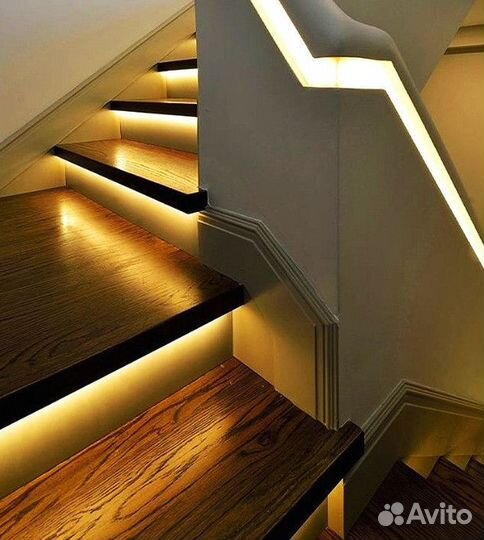 Подсветка ступеней лестниц автоматическая