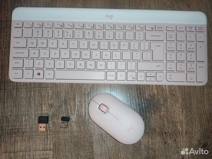 Беспроводная клавиатура и мышь Logitech