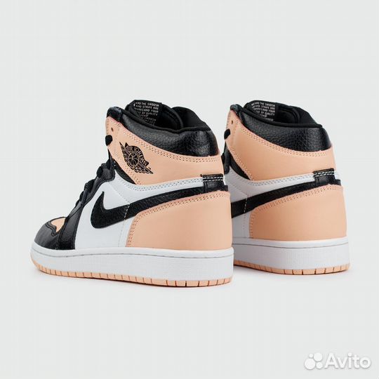 Кроссовки Nike Air Jordan 1 High White Peach