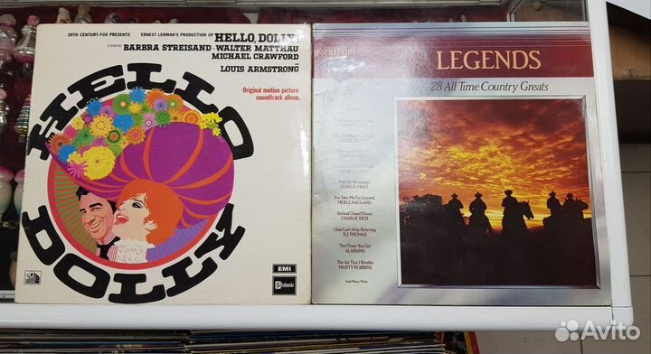 Редкие виниловые пластинки (рок, кантри, эстрада)