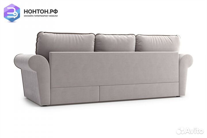 Диван угловой дельфин Прованс бежевый