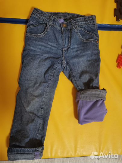 Джинсы утепленные