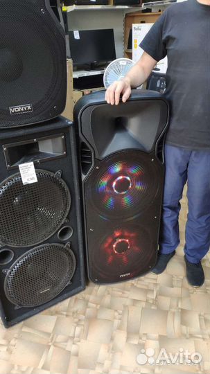 Колонка огромная 1600 Вт 2 х 15