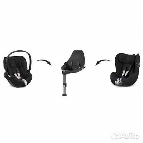 Автокресло Cybex Sirona Z i-size Deep Black+база