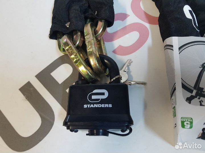 Противоугонная цепь Standers с замком, 12мм. 1500м