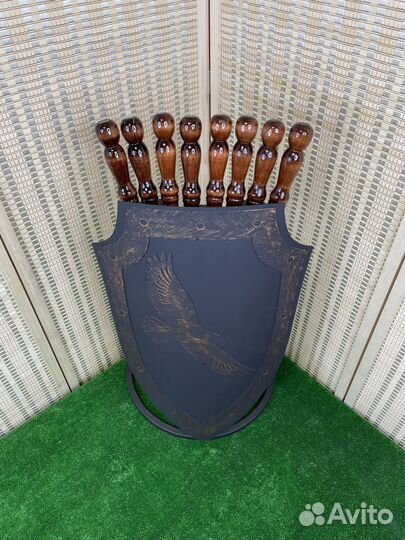 Подставка для шампуров Щит-Орел