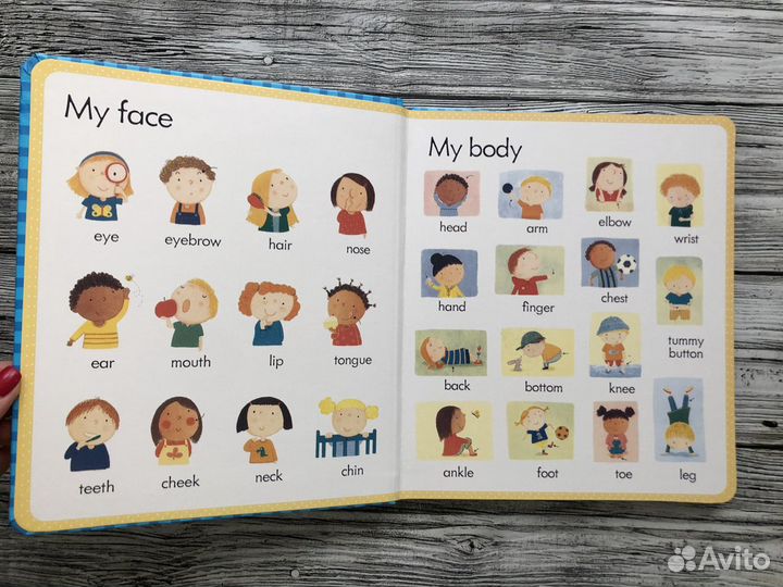 My First Word book Usborne визуальные словари