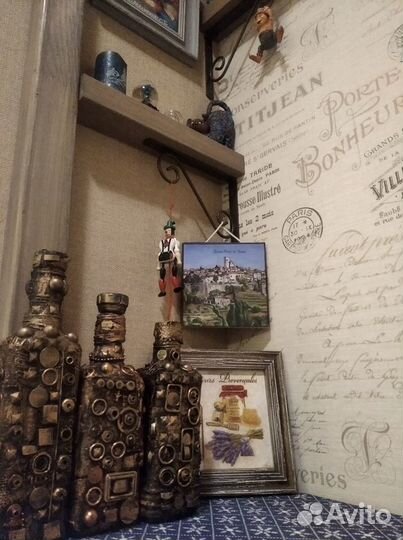 Продаю декоративные бутылки для интерьера