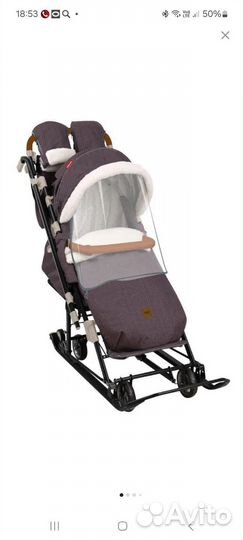 Санки-коляска Nika Ника Детям 7-8K нд7-8K